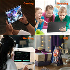 Android 15 Tablet 12 inch, AI Tablet 2K Display, Tablets with Case & 20W PD Charger, 20GB RAM 128GB RAM 1TB Expand, 8000 mAh, Octa-Core A733 Up to 2.0GHZ, WiFi 6, BT5.0, Support GMS Widevine L1