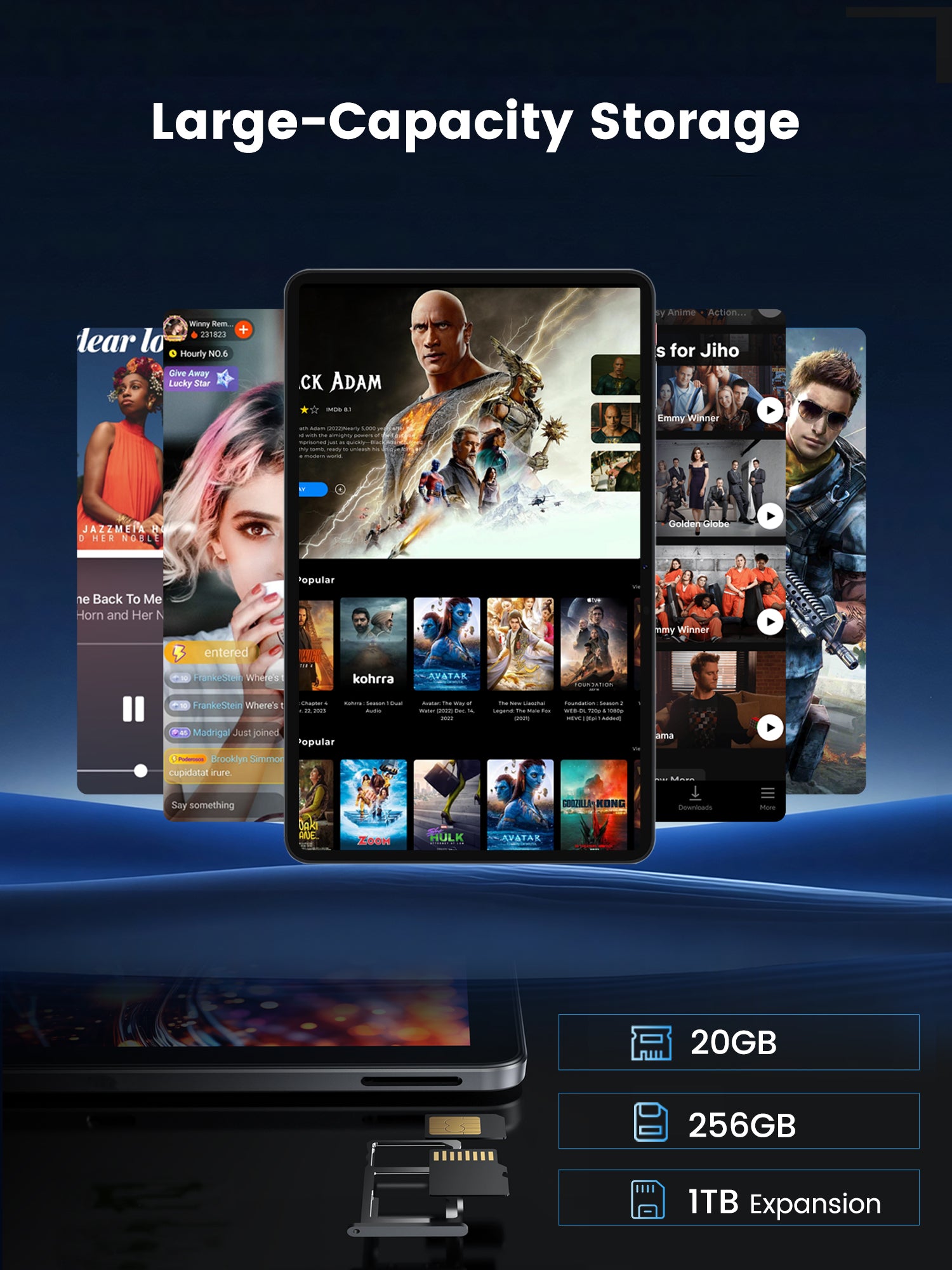 10.1 inch 4G LTE Android 11 Tablet with 3GB+32GB, Quad Core, T10 Pro USB-C WiFi Tablet