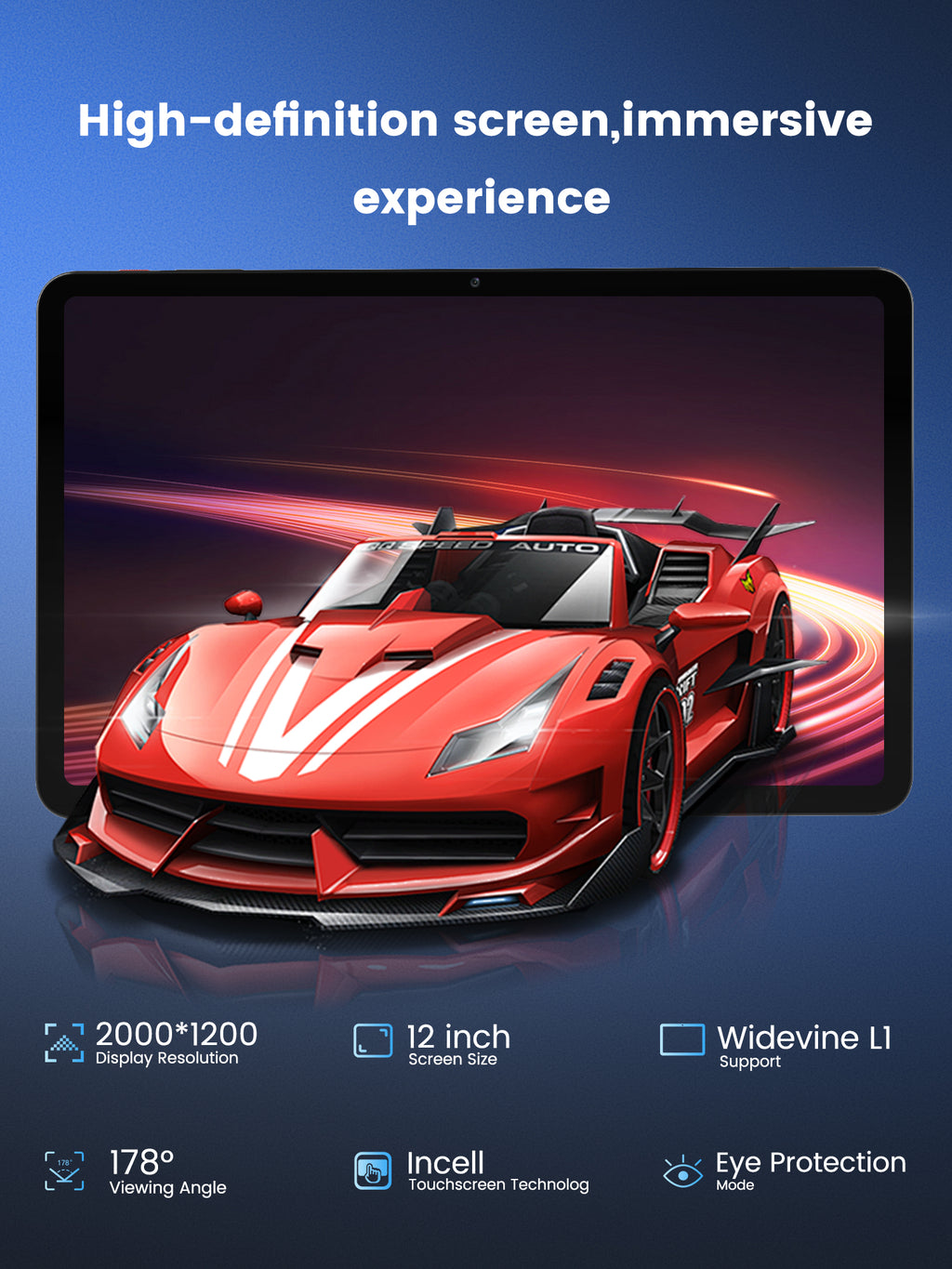 10.1 inch 4G LTE Android 11 Tablet with 3GB+32GB, Quad Core, T10 Pro USB-C WiFi Tablet