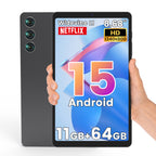 Mini Tablet 8.7 inch, Android Tablet with 5000mAh, Wi-Fi 6 & BT5.0, Tablets 11GB RAM & 64GB ROM 1TB Expandable, Tablet Computer with IPS HD Display, Support GPS, GMS, Widevine L1, Parent Control