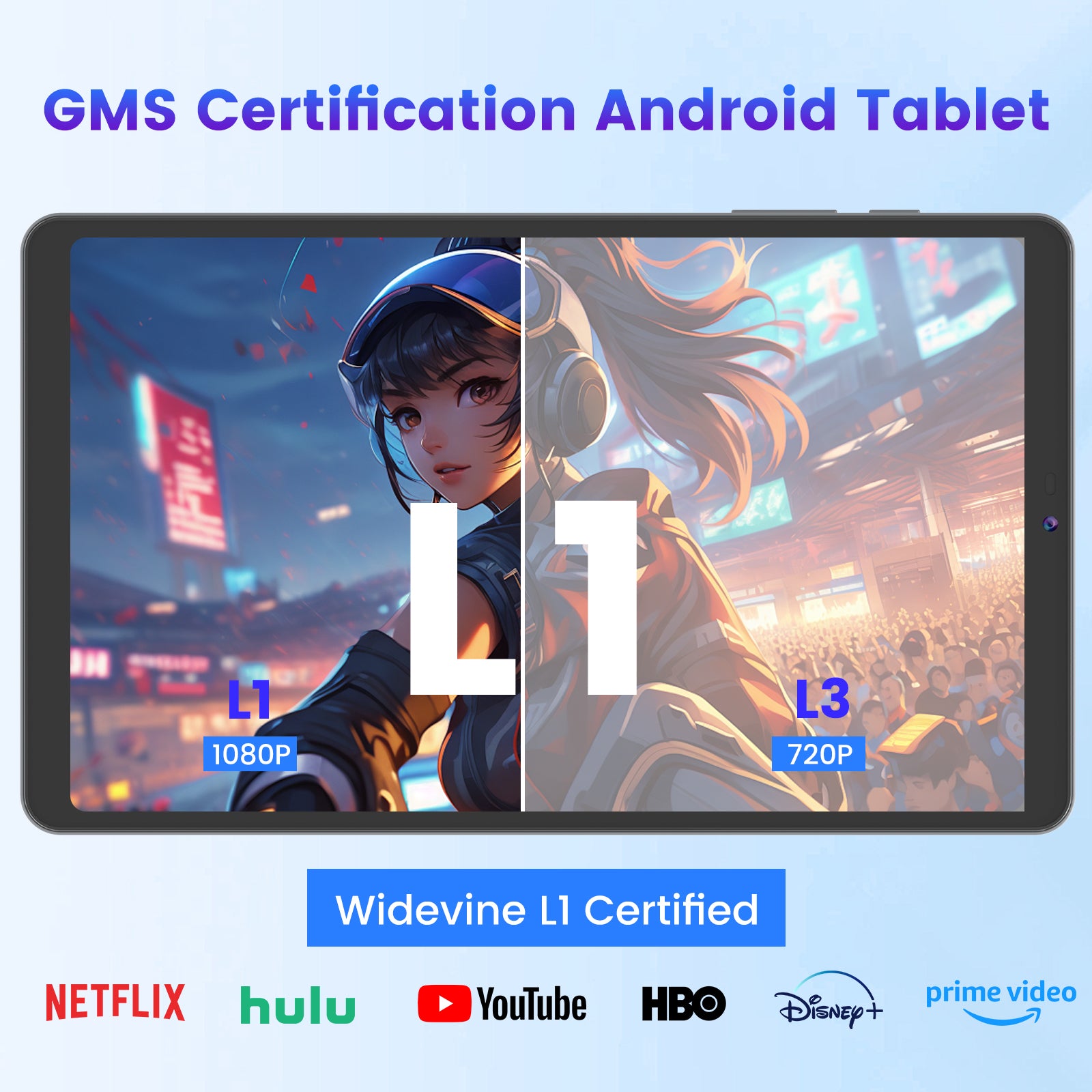 Mini Tablet 8.7 inch, Android Tablet with 5000mAh, Wi-Fi 6 & BT5.0, Tablets 11GB RAM & 64GB ROM 1TB Expandable, Tablet Computer with IPS HD Display, Support GPS, GMS, Widevine L1, Parent Control