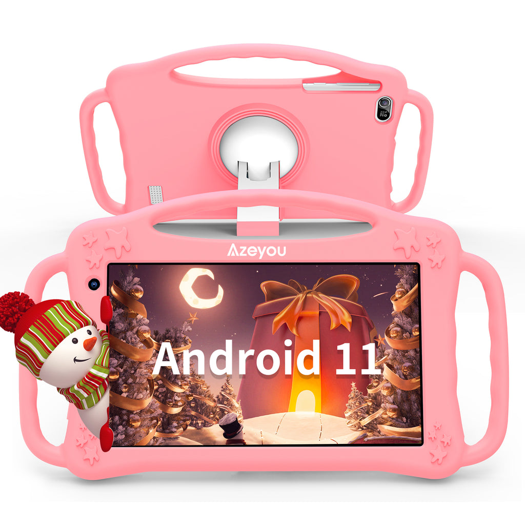 7" Tablet PC For Kids, Quad-core, RAM 2GB, ROM 32GB, Pink Kid-proof case