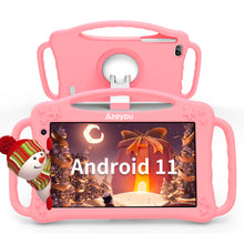 Cargar imagen en el visor de la galería, 7&quot; Tablet PC For Kids, Quad-core, RAM 2GB, ROM 32GB, Pink Kid-proof case
