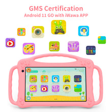Load image into Gallery viewer, 7&quot; Tablet PC For Kids, Quad-core, RAM 2GB, ROM 32GB, Pink Kid-proof case
