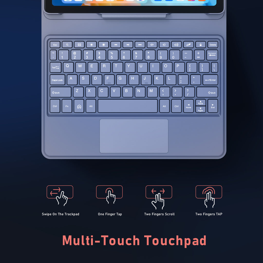 The Keyboard Case for 10.36 inch Tablet, 5 Pin Connection, Thin Light Classy Docking Keyboard (Not Include Tablet)