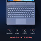 The Keyboard Case for 10.36 inch Tablet, 5 Pin Connection, Thin Light Classy Docking Keyboard (Not Include Tablet)