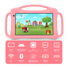 画像をギャラリービューアに読み込む, 7&quot; Tablet PC For Kids, Quad-core, RAM 2GB, ROM 32GB, Pink Kid-proof case
