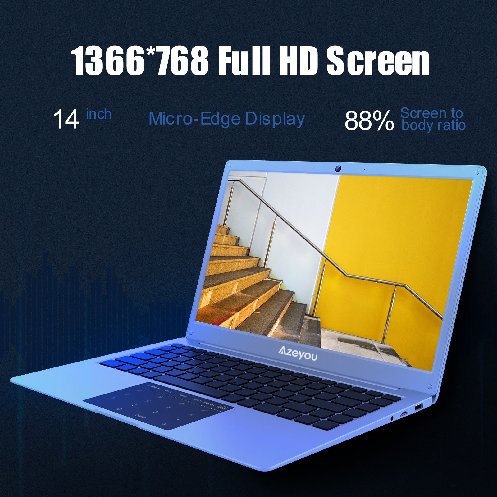 14 inch Windows 10, 6GB RAM eMMC 128GB, Intel Celeron Processor N4020  Laptop Computer