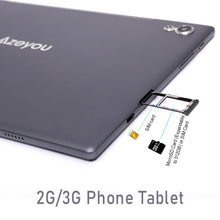 Cargar imagen en el visor de la galería, 10.1 inch Android 11 GO Tablet with 2GB+32GB, Quad Core, 3G LTE T10 USB-C WiFi Tablet
